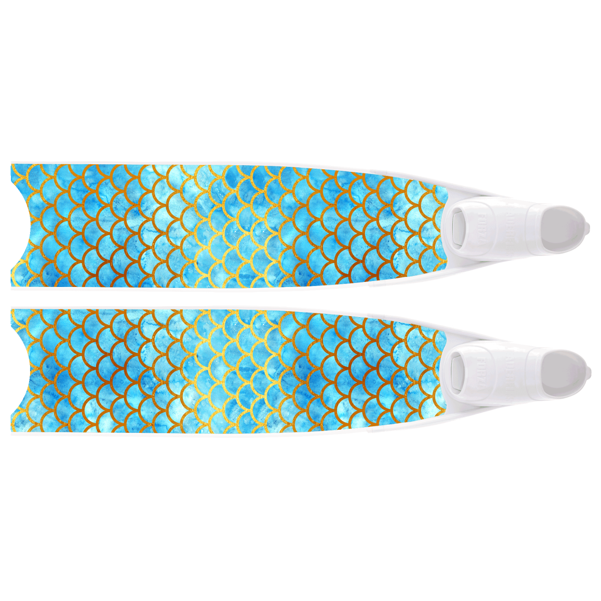 Mermaid blue fins